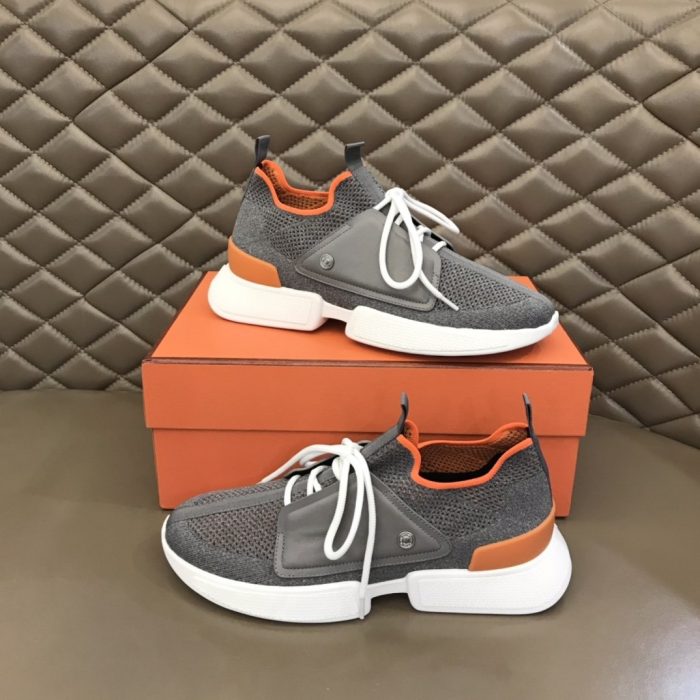 1:1爱马仕 (Hermes) 男士 Expert 运动鞋灰色