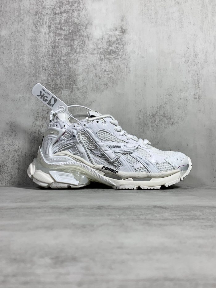 复刻巴黎世家（Balenciaga） 男士白色跑步运动鞋