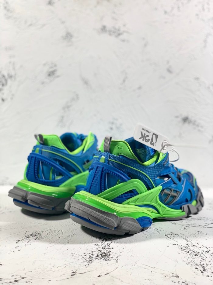 Balenciaga Track.2 女式透明鞋底运动鞋 蓝色