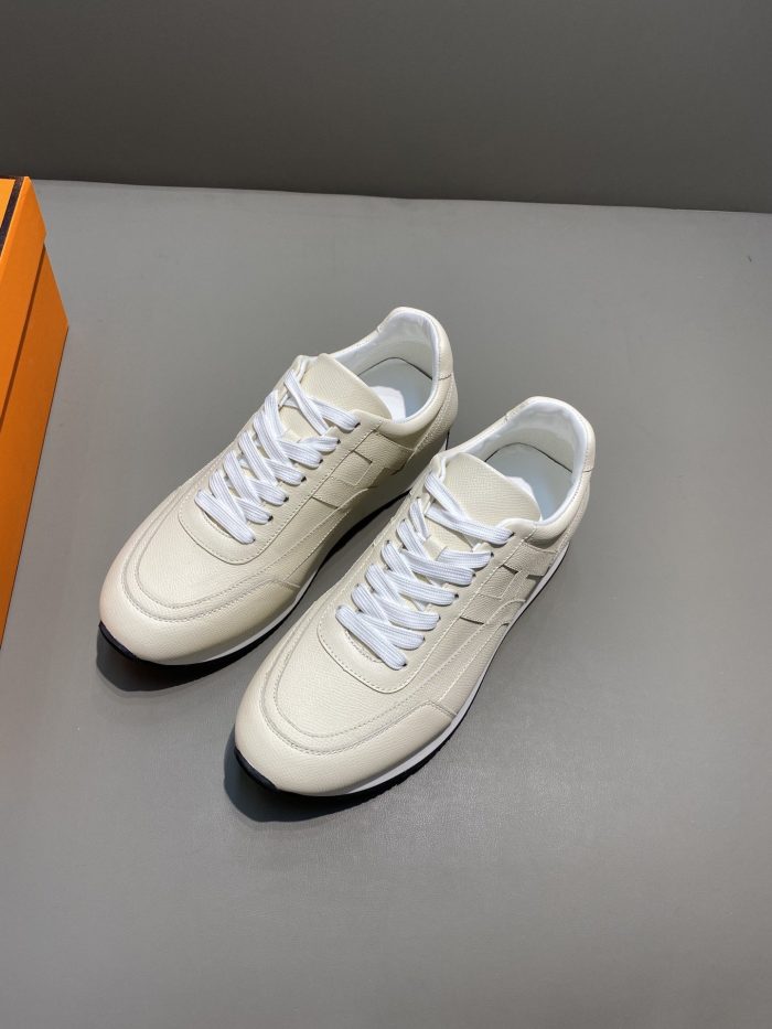 Hermes Chris 男士 白色运动鞋 H211938ZH90400