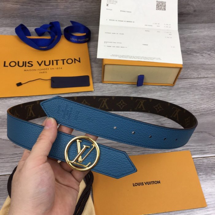 路易威登 LV Circle 双面腰带 Monogram 帆布，LV 女士腰带