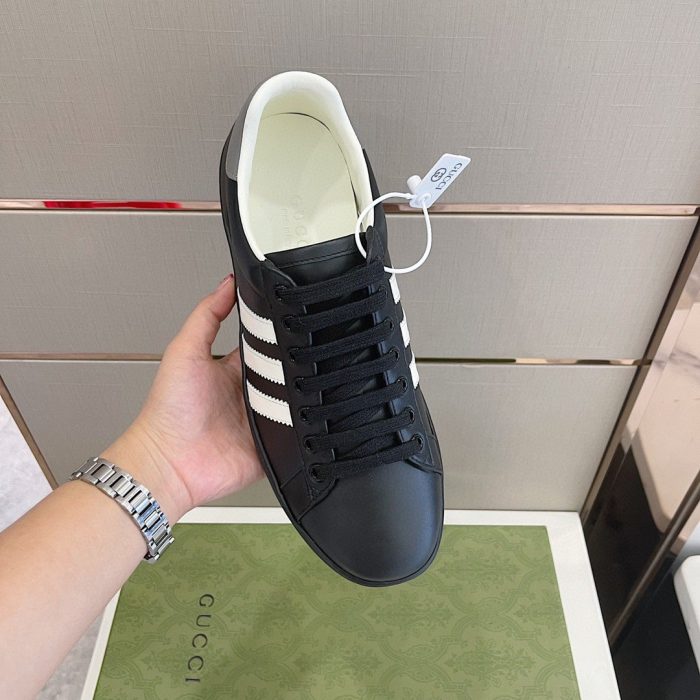 Gucci x Adidas 男士运动鞋黑色 707861
