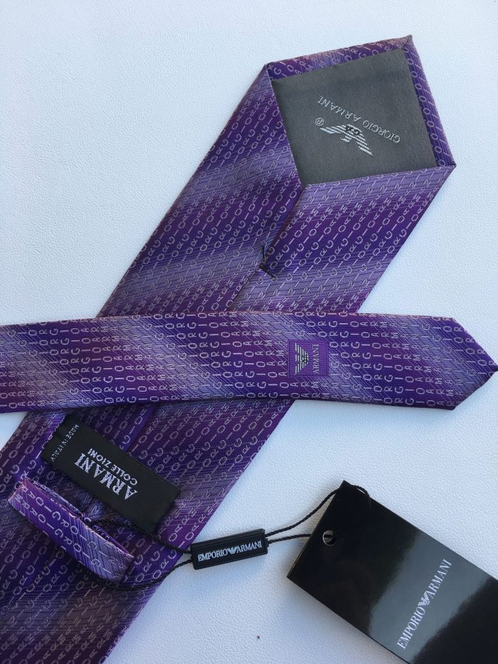 Armani 领带 紫罗兰色 Armani 男士领带