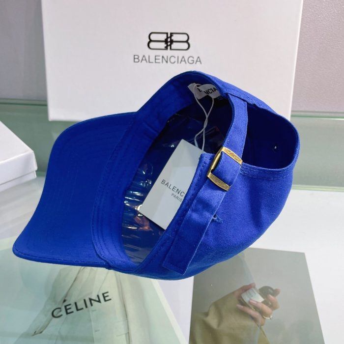 Balenciaga 蓝色徽标棒球帽