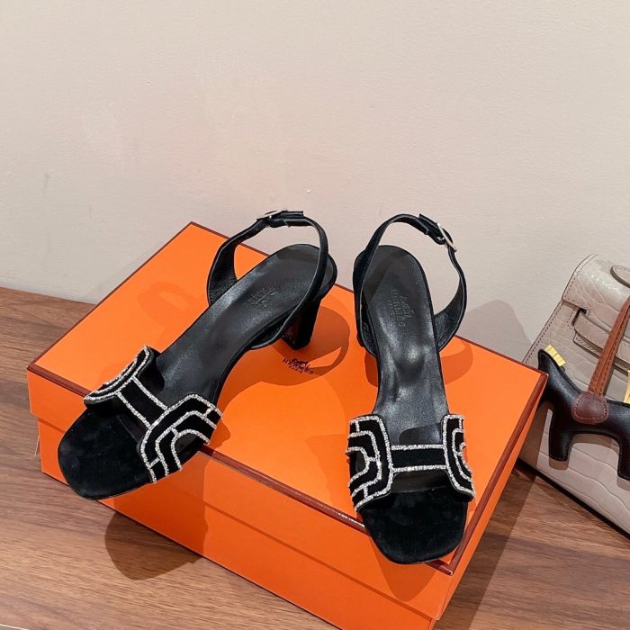 Hermes Premiere 女式凉鞋 2.7 英寸/7 厘米