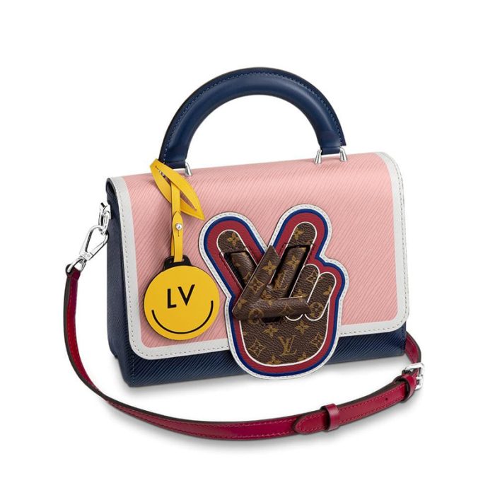 高仿LV扭锁包 V for Vuitton图案Epi皮革女包 LV女包