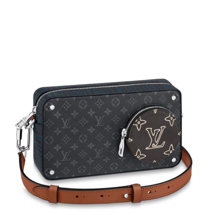高仿LV VOLGA ON STRAP 手袋 2020秋冬系列Patchwork 拼贴相机包