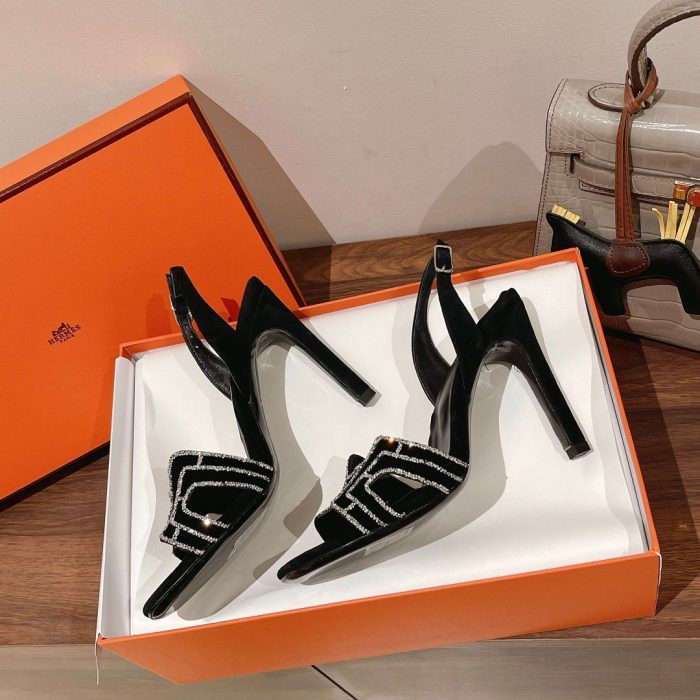 Hermes Premiere 女式凉鞋 4.1 英寸/10.5 厘米