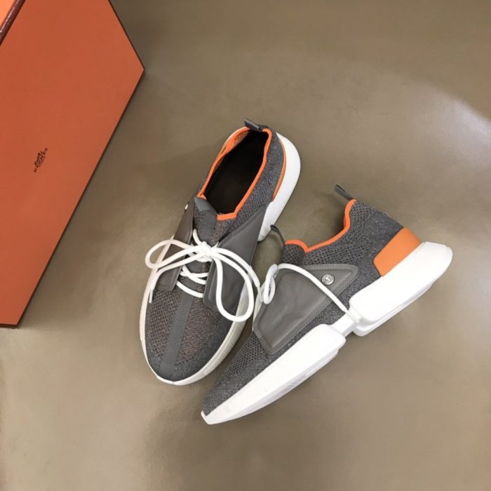 1:1爱马仕 (Hermes) 男士 Expert 运动鞋灰色