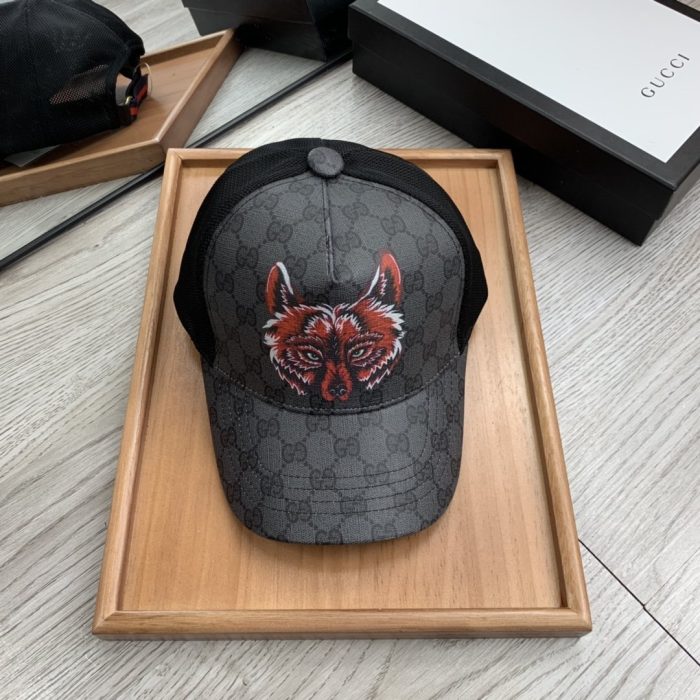 Gucci GG 帆布棒球帽黑色