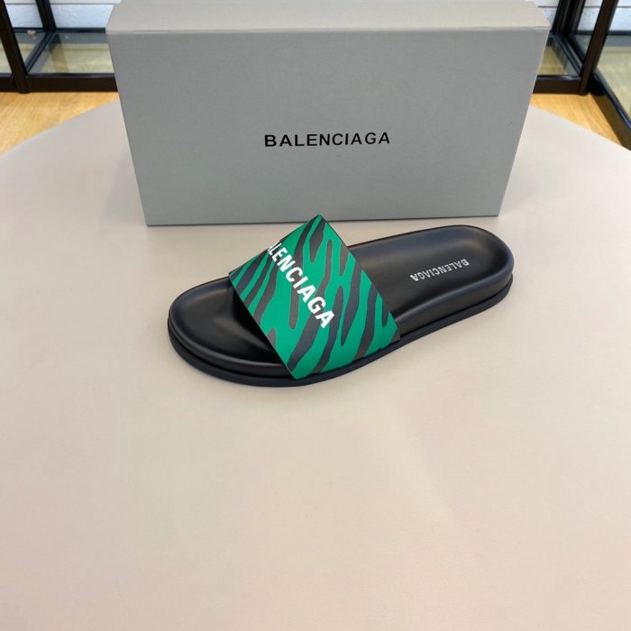 Balenciaga 男士凉鞋绿色