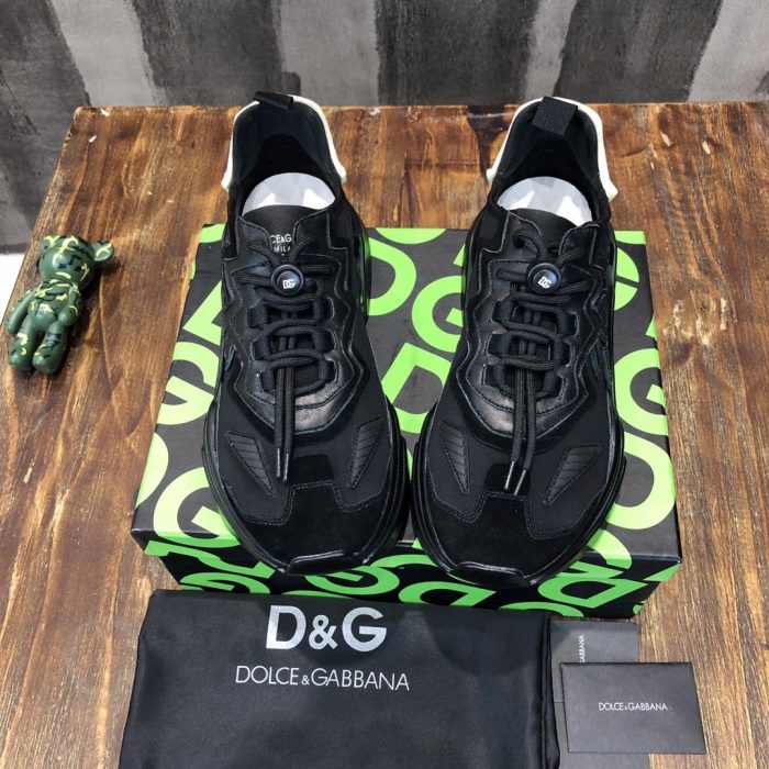 杜嘉班纳Gabbana 男士 Nappa Daymaster 运动鞋黑色 DG 鞋履