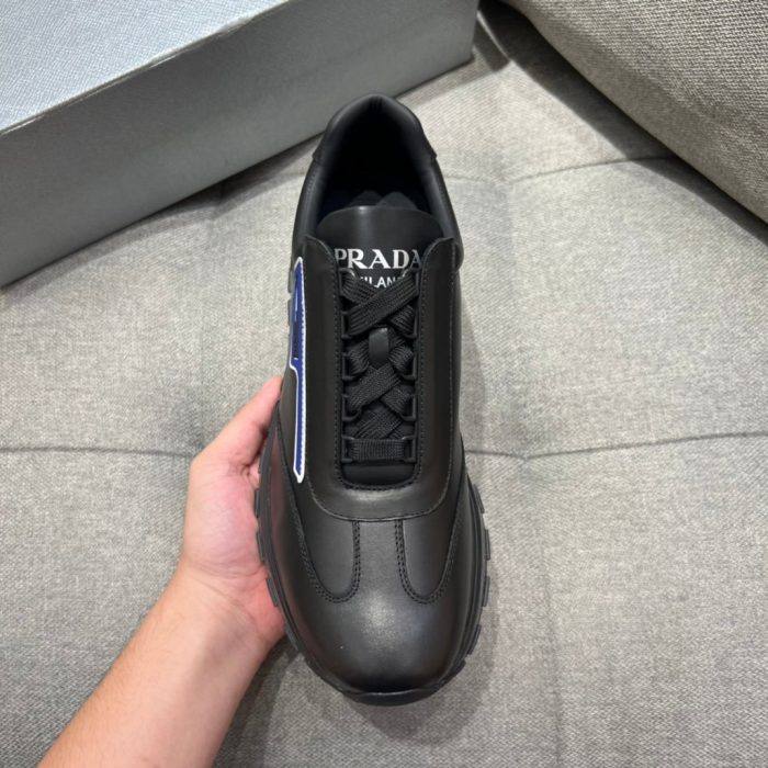 Prada Prax 01 男士黑色运动鞋 1.6 英寸/40 毫米 PRD