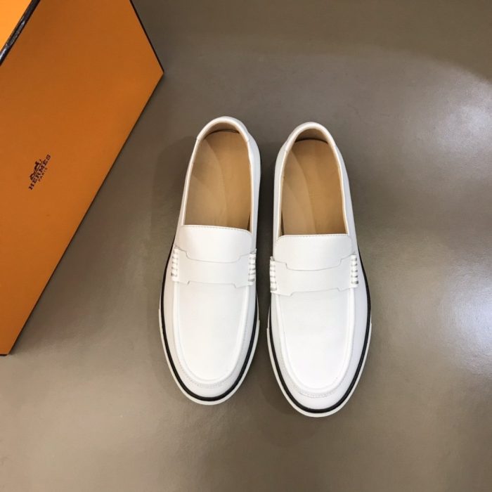 爱马仕 Don Loafer 男士白色