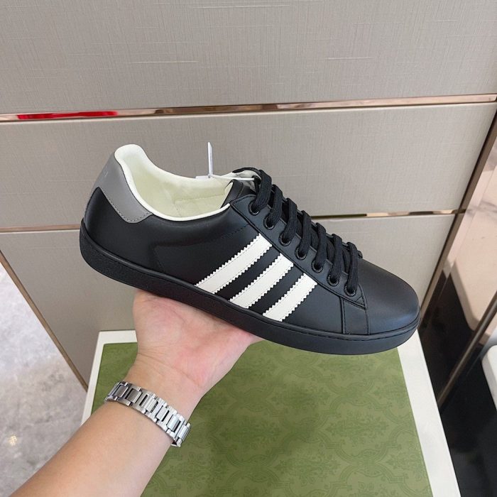 Gucci x Adidas 男士运动鞋黑色 707861