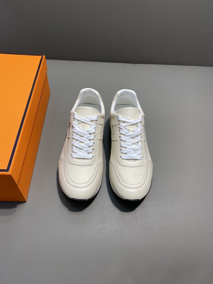 Hermes Chris 男士 白色运动鞋 H211938ZH90400