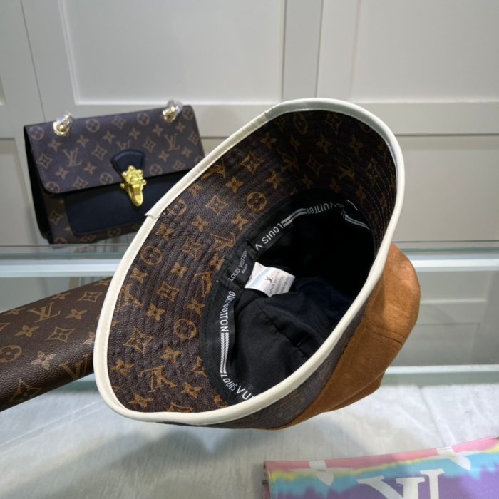 Louis Vuitton Illusion Denim Monogram 渔夫帽棕色 LV 帽子