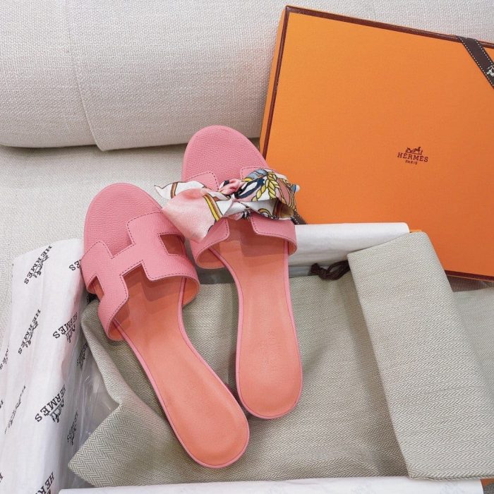 Hermes Oasis 女式凉鞋粉色，女鞋 H151215Z