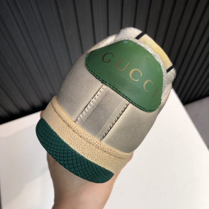 Gucci 男士 GG Screener 仿旧绿橙色 男士 570443 9Y920 9666