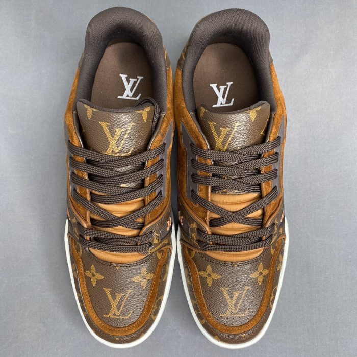 路易威登 男士运动鞋 Monogram Canvas 棕色 Virgil Abloh LV