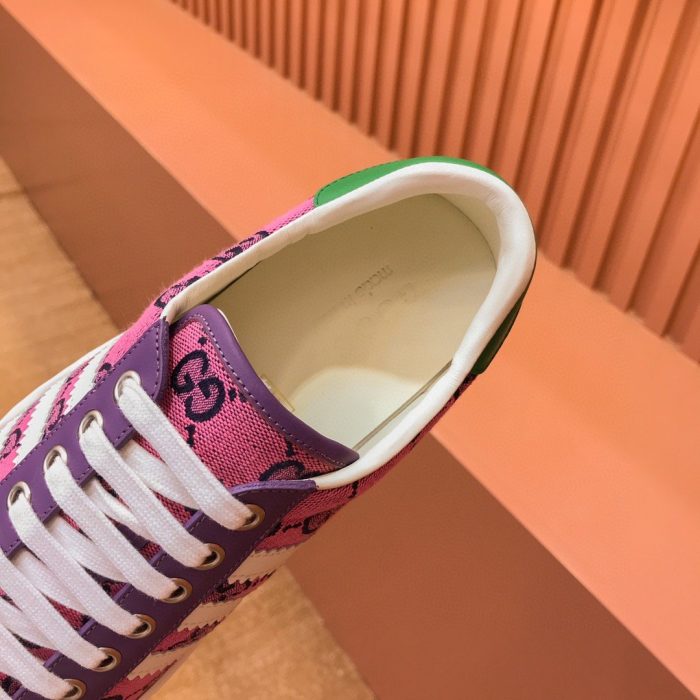 Gucci x Adidas 男士 GG 运动鞋粉色 男士 707850