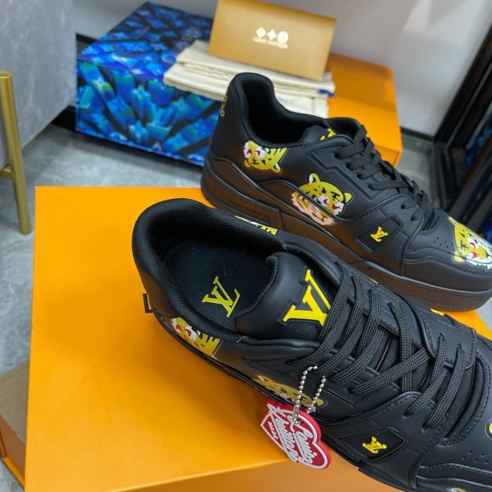 路易威登 男士运动鞋黑色 Nigo/Virgil Abloh LV 1A9JBL
