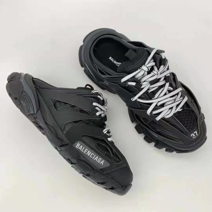 Balenciaga 女式运动穆勒鞋 黑色 653814W3DA31000