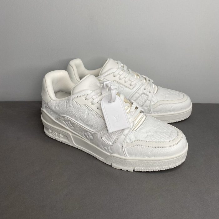 路易威登 男士混合材质训练鞋运动鞋 白色 Virgil Abloh LV