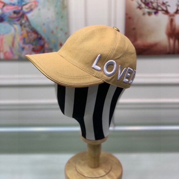 Gucci 米色 GG 帆布棒球帽