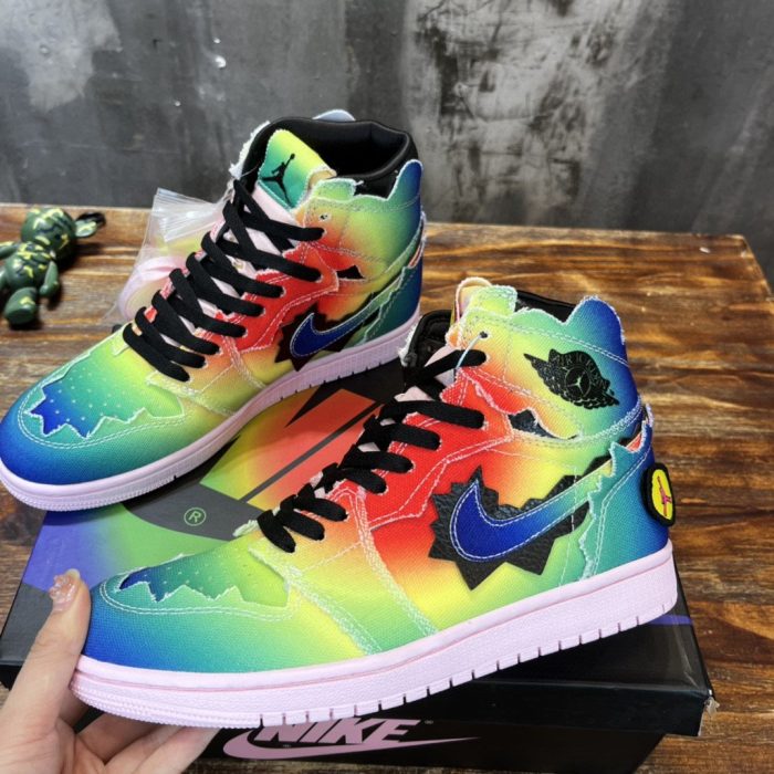 Nike Air Jordan 1 复古 High J Balvin 多色 男士 DC3481-900