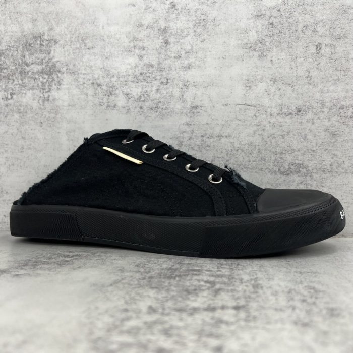复刻巴黎世家（Balenciaga） Paris 男士穆勒黑色运动鞋