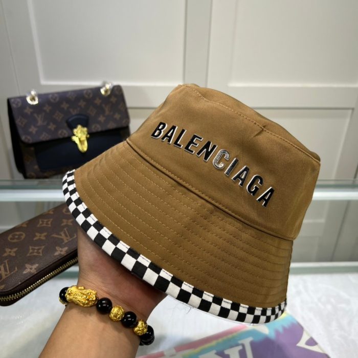 Balenciage 渔夫帽 棕色帽子