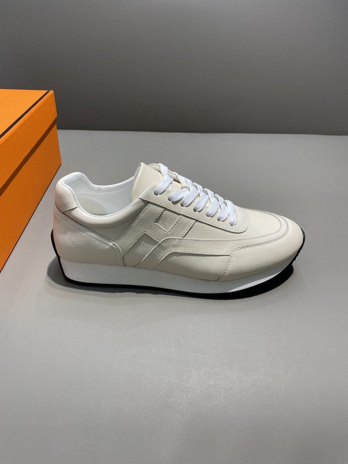 Hermes Chris 男士 白色运动鞋 H211938ZH90400