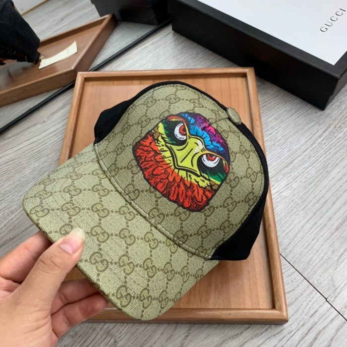 Gucci GG 帆布棒球帽米色