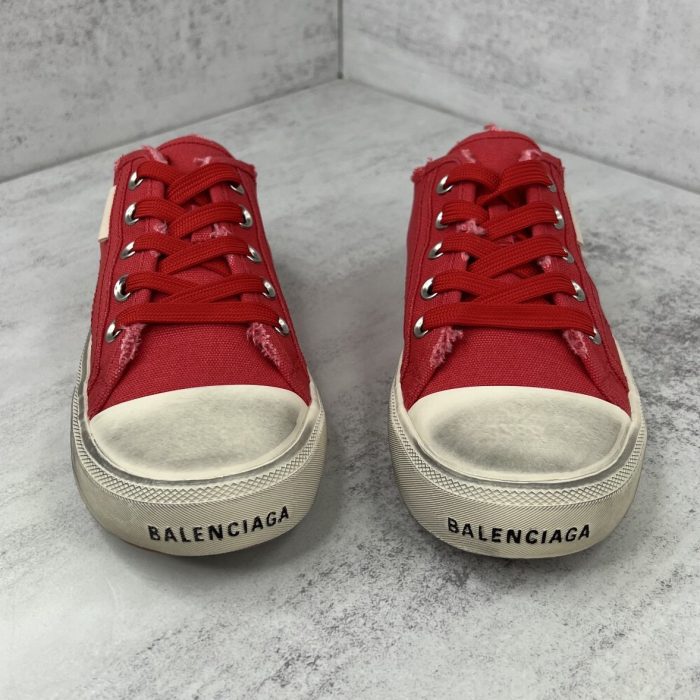 复刻巴黎世家（Balenciaga） Paris 男士穆勒红色运动鞋