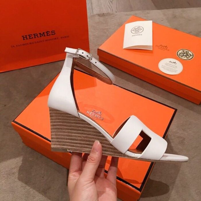 Hermes Legend 女式凉鞋白色，女鞋 H172196Z