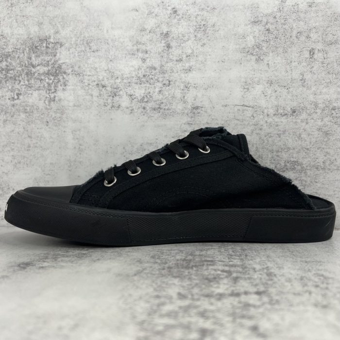 复刻巴黎世家（Balenciaga） Paris 男士穆勒黑色运动鞋