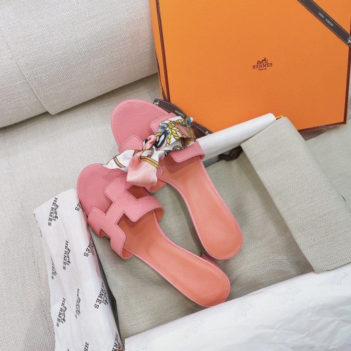 Hermes Oasis 女式凉鞋粉色，女鞋 H151215Z