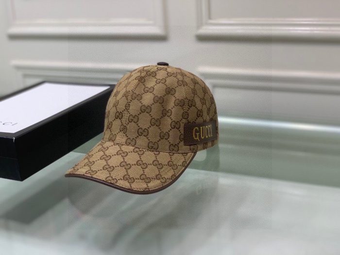 Gucci GG 棒球帽 米色 GG 帽子