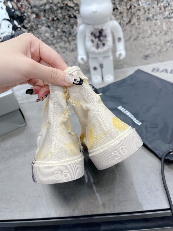 Balenciaga Paris 男士白色高帮运动鞋