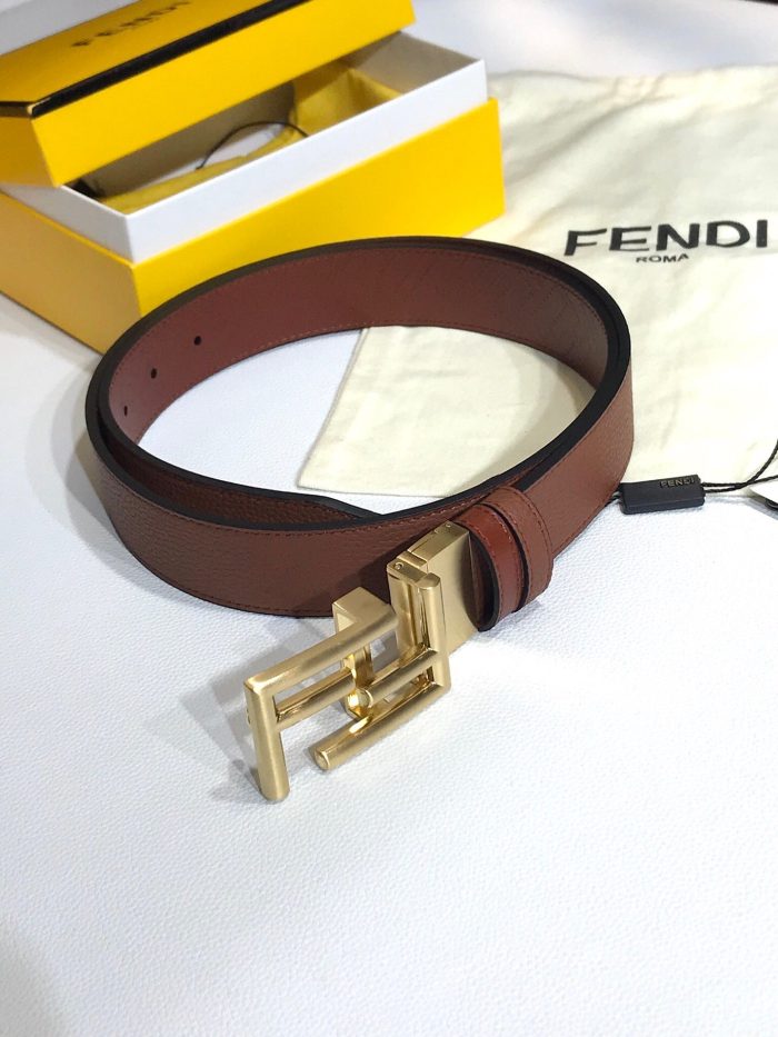 Fendi 腰带 棕色 FF 女士腰带 7C034470