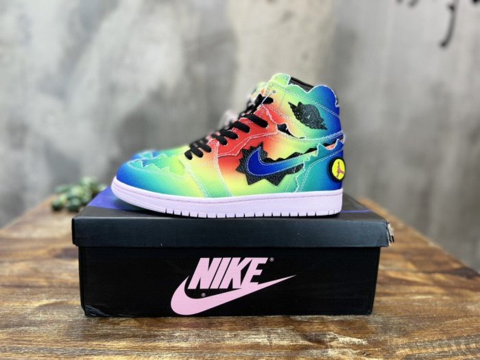 Nike Air Jordan 1 复古 High J Balvin 多色 男士 DC3481-900