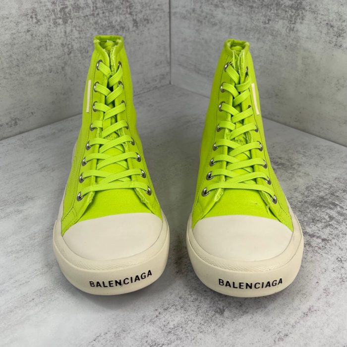 复刻巴黎世家（Balenciaga） Paris 男士黄色高帮运动鞋