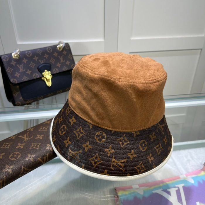 Louis Vuitton Illusion Denim Monogram 渔夫帽棕色 LV 帽子