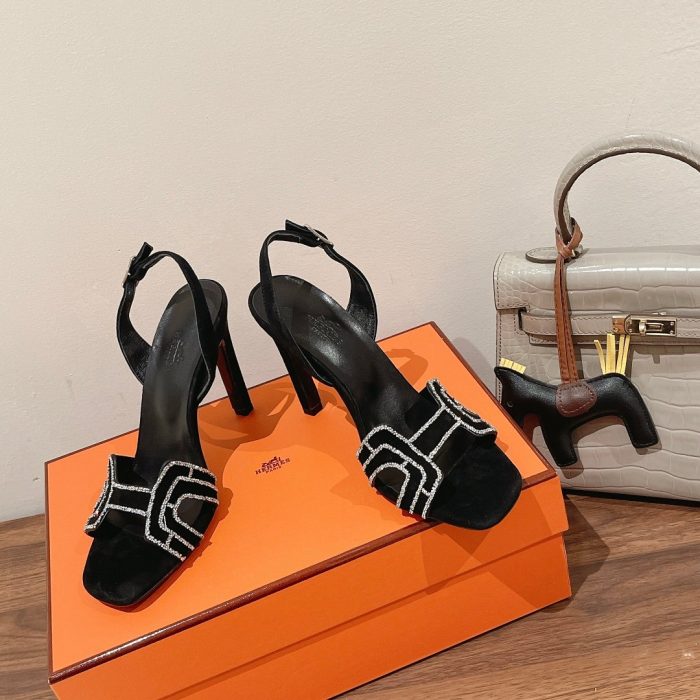 Hermes Premiere 女式凉鞋 4.1 英寸/10.5 厘米