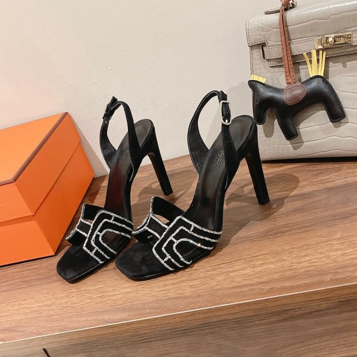 Hermes Premiere 女式凉鞋 4.1 英寸/10.5 厘米