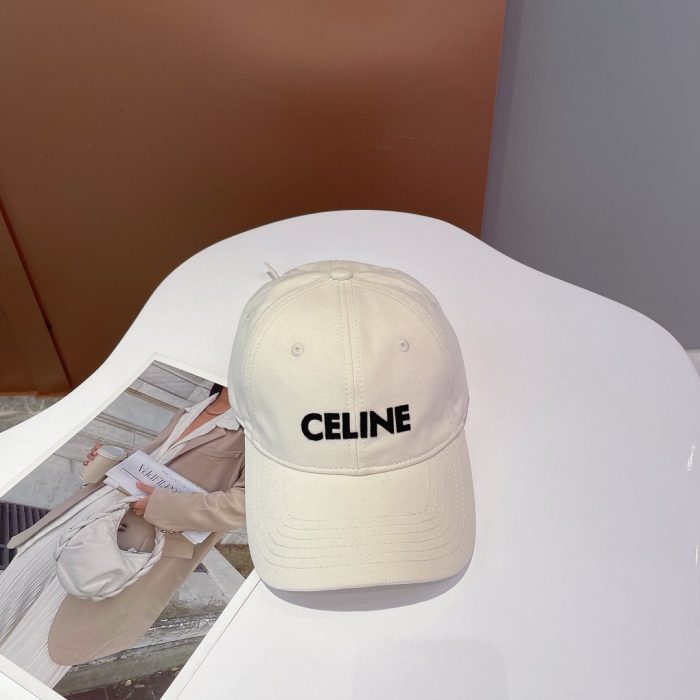 Celine 棒球帽 白色 Celine 帽 2AUS9969P.01BC