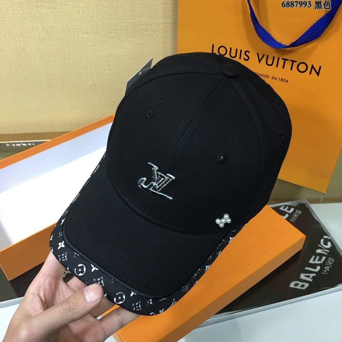 Louis Vuitton Be My 帽子 黑色 LV 帽子