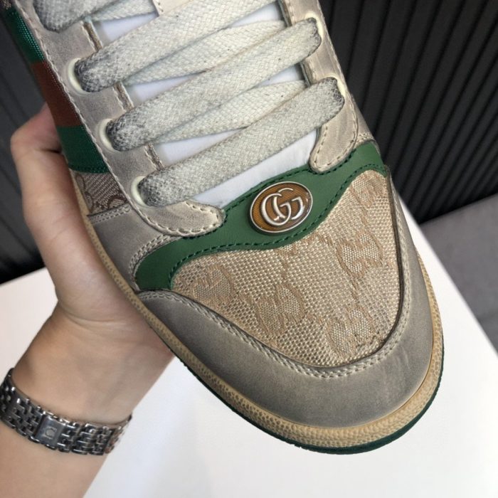 Gucci 男士 GG Screener 仿旧绿橙色 男士 570443 9Y920 9666