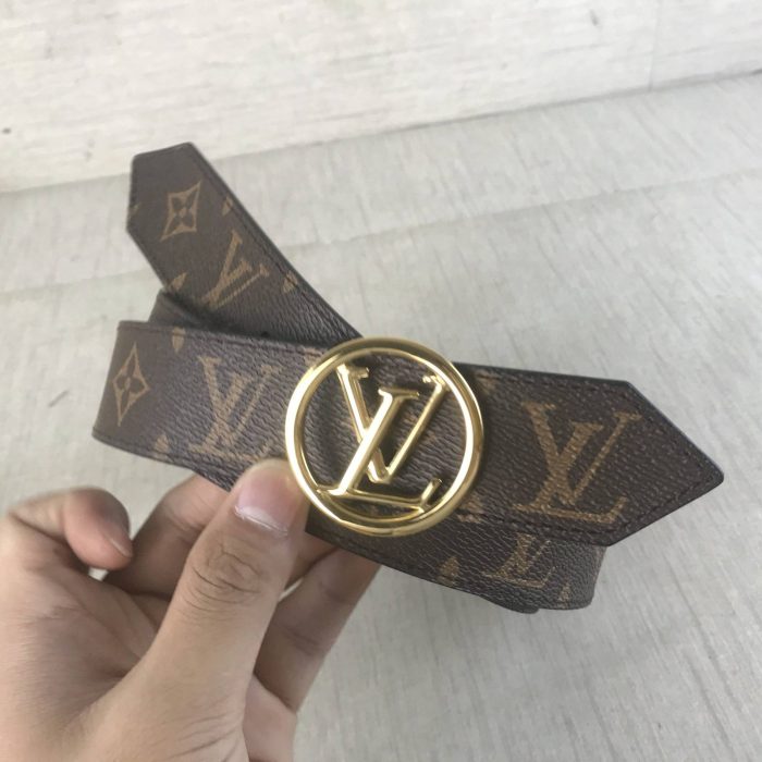 路易威登 LV Circle 双面腰带 Monogram 帆布，LV 女士腰带 M0564U